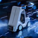 Беспроводное зарядное устройство DriveCharge 15W с подсветкой и часами для вашего логотипа Фото 7